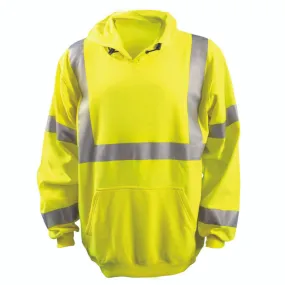 Occunomix FR Class 3 Hi Vis Yellow Pullover Hoodie Sweatshirt FR-SM2213