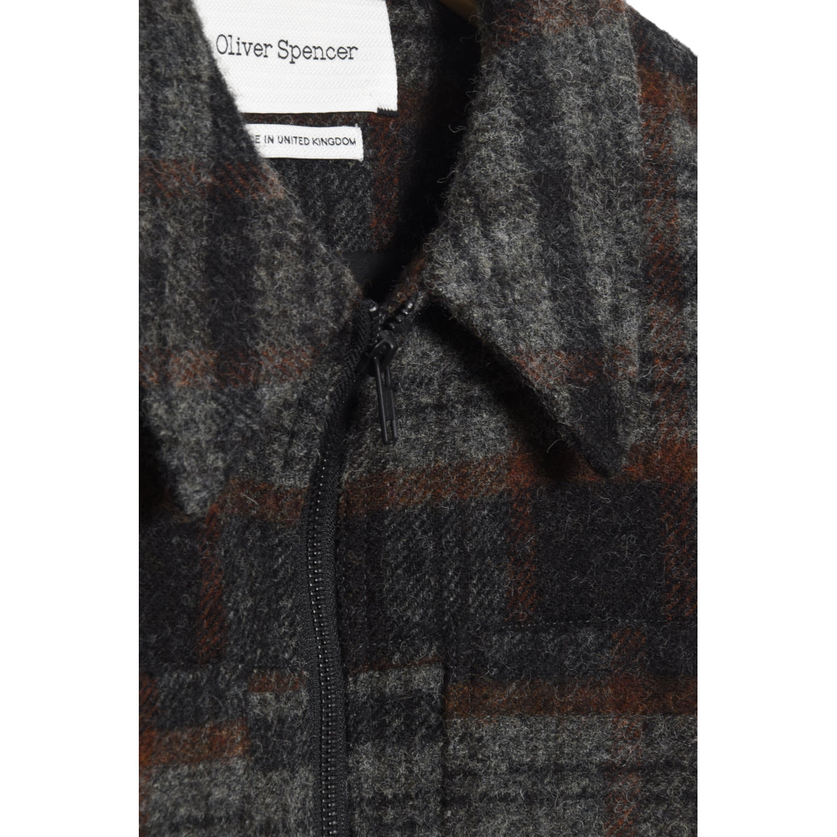 Oliver Spencer Norton Jacket Kennington rust multi