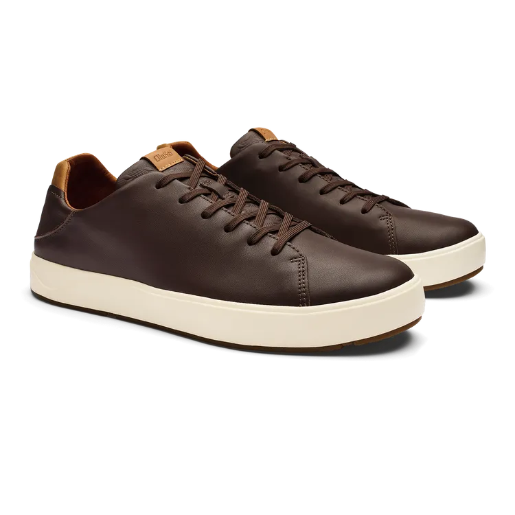 OluKai Lae'ahi Lī' Ili Waterproof Leather Sneakers Men's