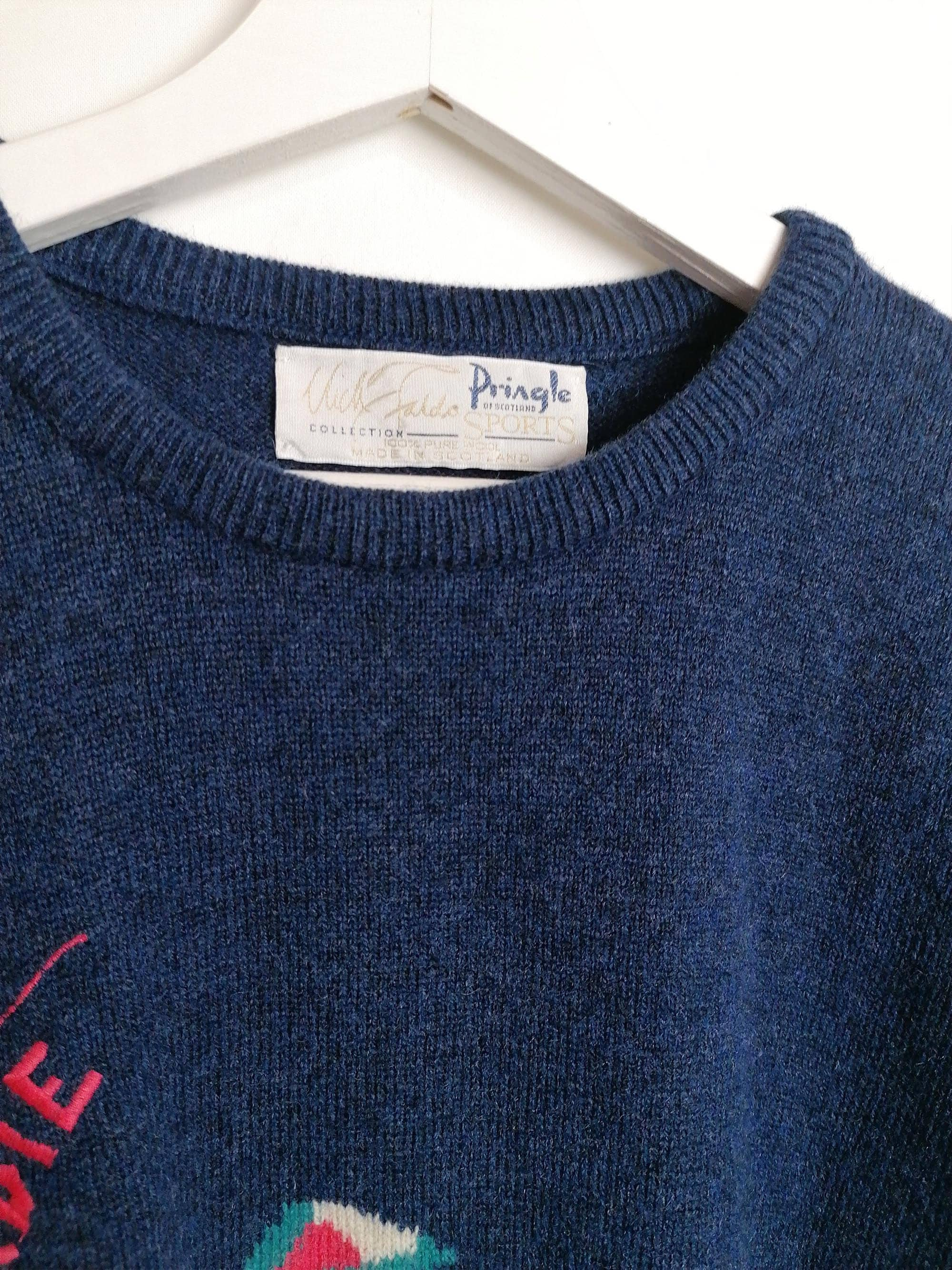 PRINGLE of SCOTLAND Novelty Sweater - size L