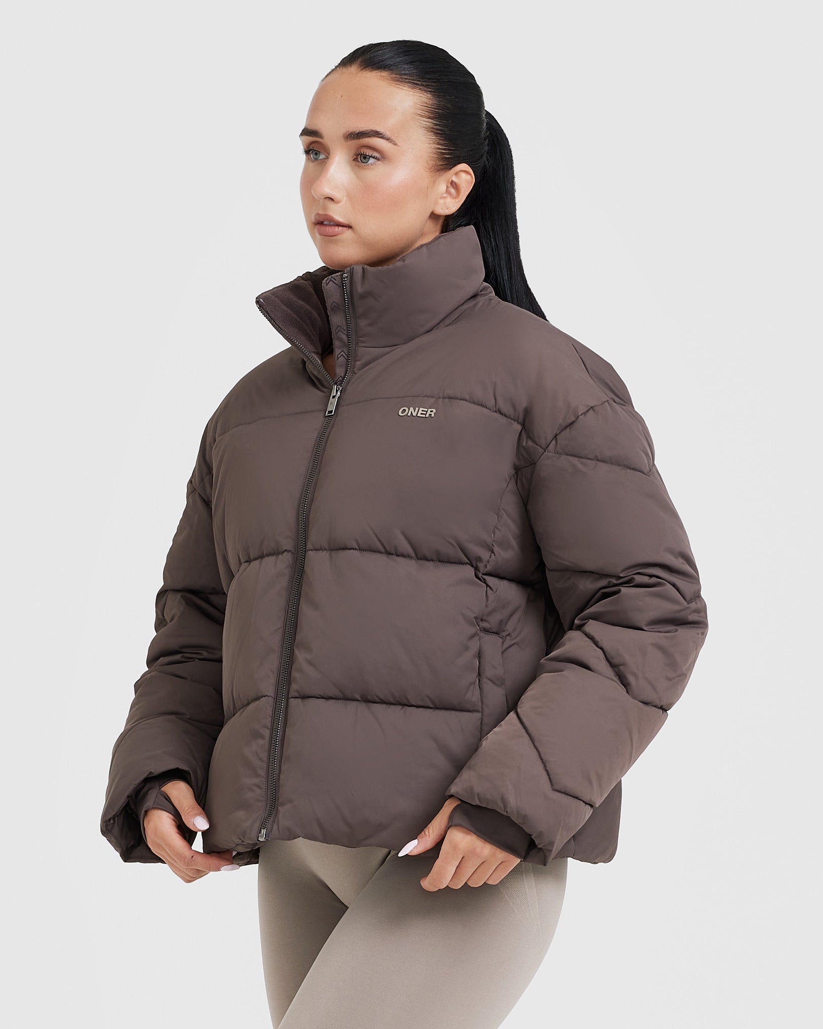 Puffer Jacket | Deep Mauve