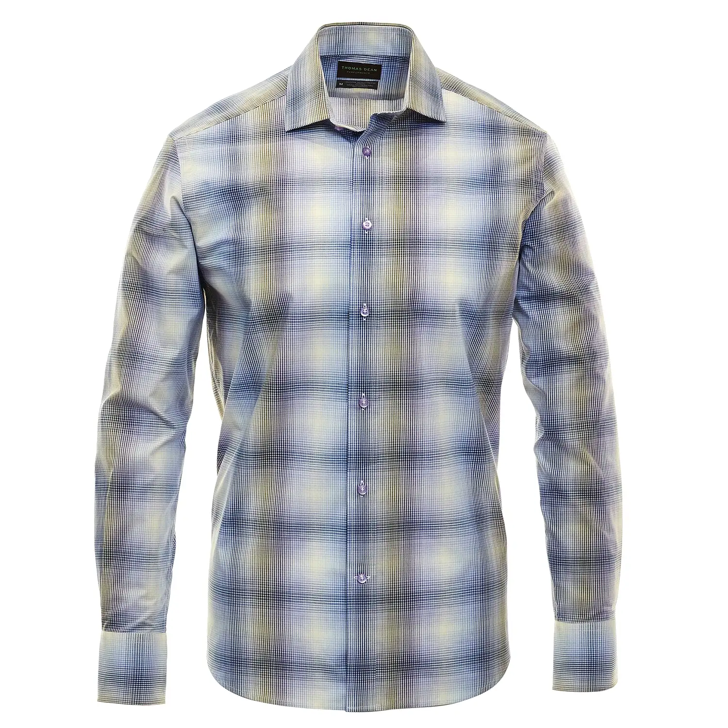 Purple Check Performance Sport Shirt