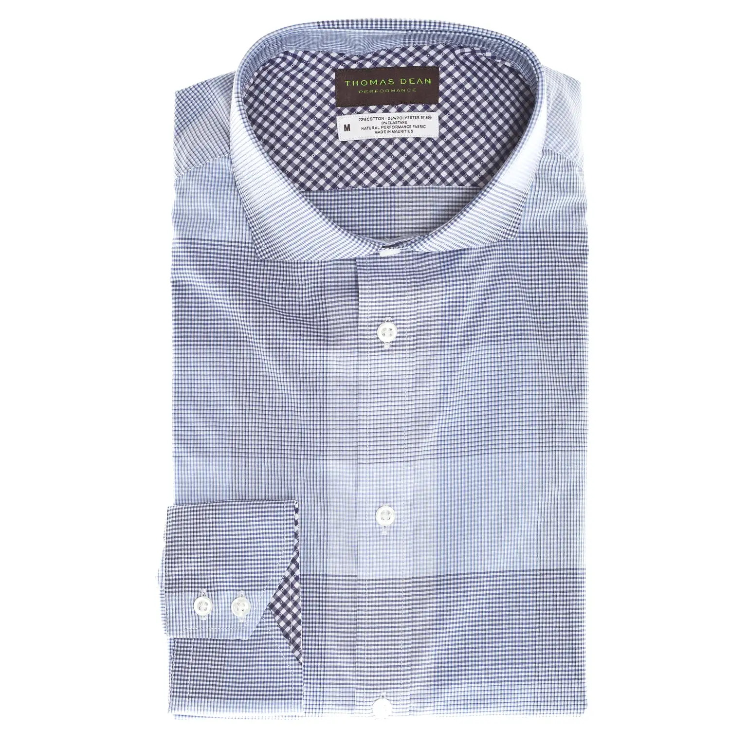 Purple Check Performance Sport Shirt