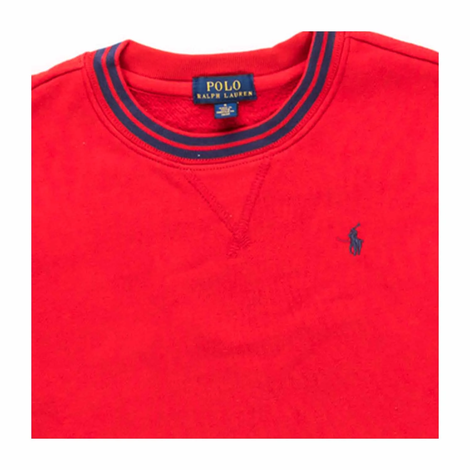 Ralph Lauren Boy Red Logo Sweatshirt