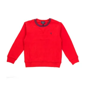 Ralph Lauren Boy Red Logo Sweatshirt