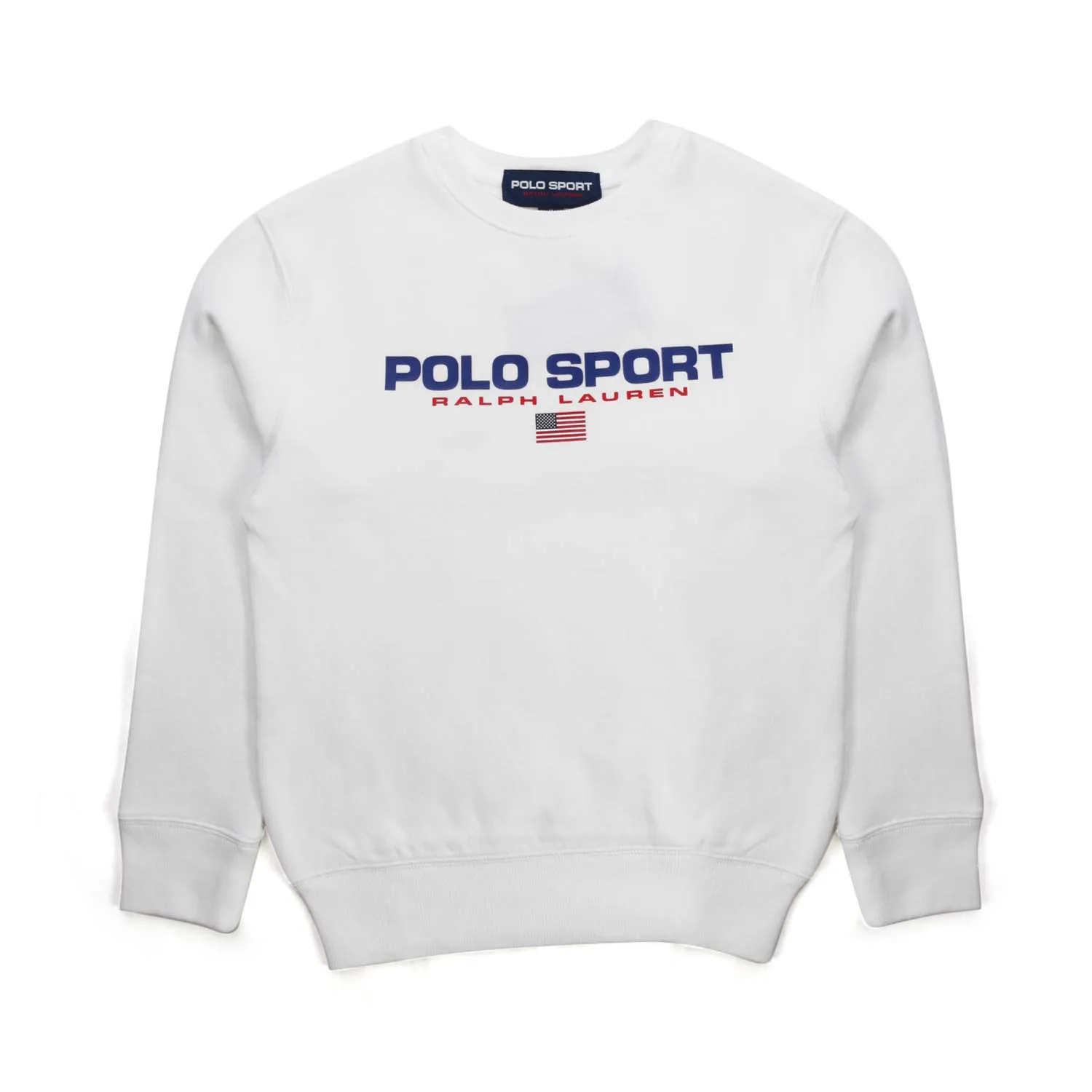 Ralph Lauren Unisex White Logo Sweatshirt 01