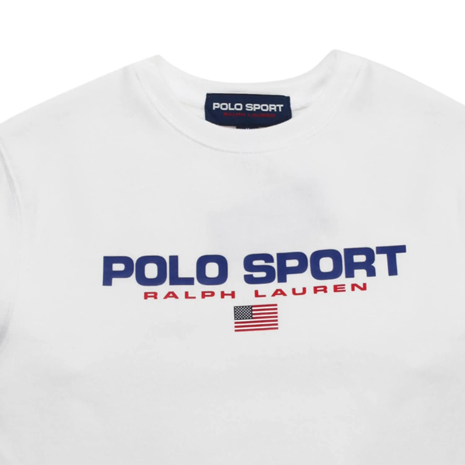 Ralph Lauren Unisex White Logo Sweatshirt 01