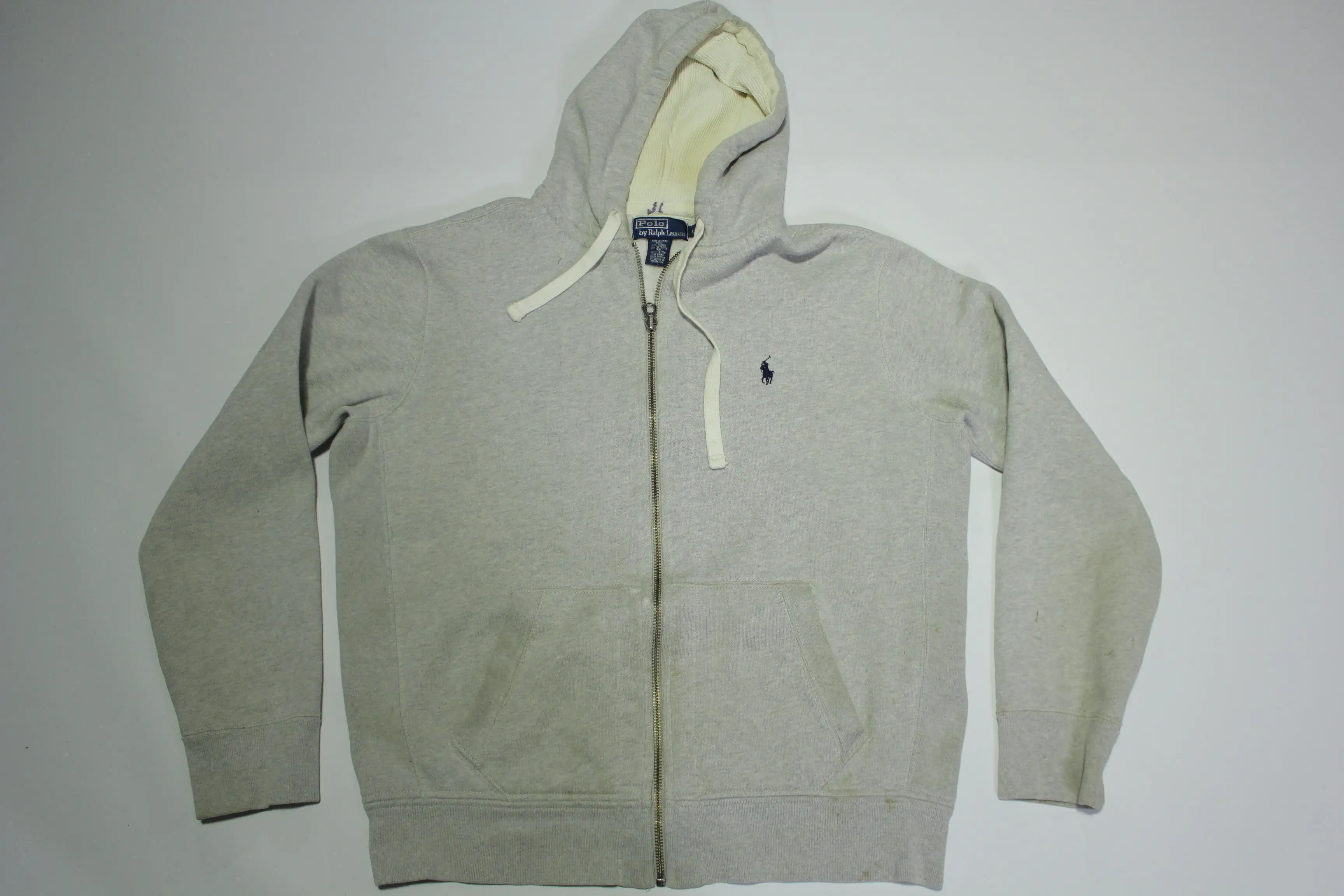 Ralph Lauren Vintage 90's Reverse Weave Hoodie Sweatshirt