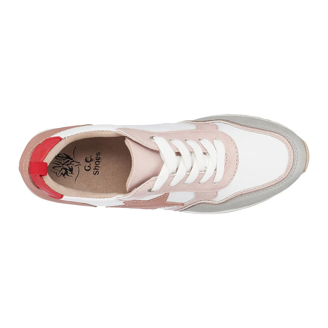 Samantha White Star Sneakers