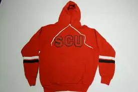 Santa Clara University SCU Vintage 80's Jerzees USA Collegiate Hoodie Sweatshirt