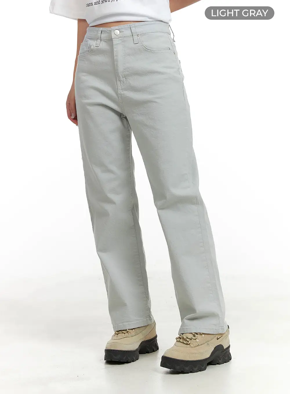 Simple Straight Leg Pants OA415