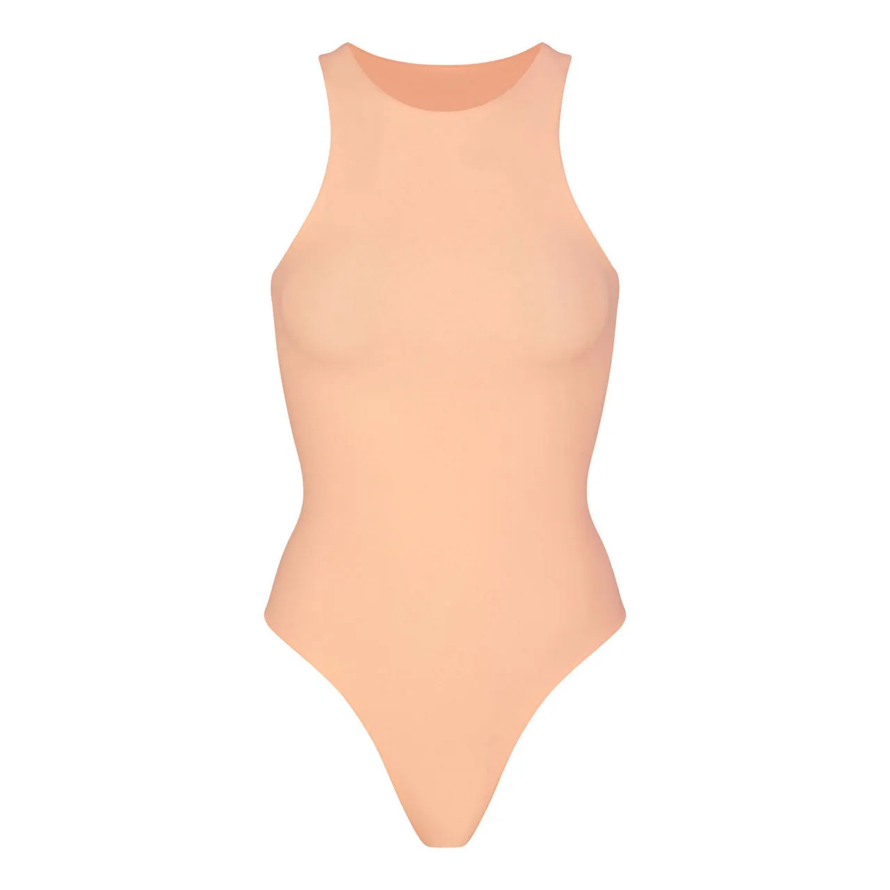 SKIMS FITS EVERYBODY High Neck Bodysuit Faded Nectar - Orange