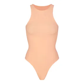 SKIMS FITS EVERYBODY High Neck Bodysuit Faded Nectar - Orange