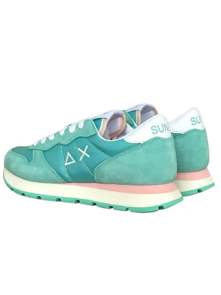 SNEAKERS DONNA VERDE ACQUA FLUO Z33201 ALLY SOLID NYLON