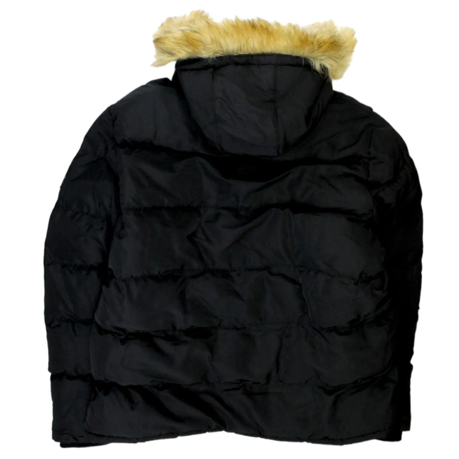 Soulcal & Co Black Padded Fleece Lined Parka