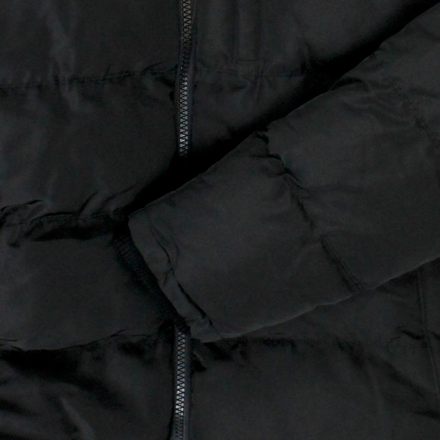 Soulcal & Co Black Padded Fleece Lined Parka