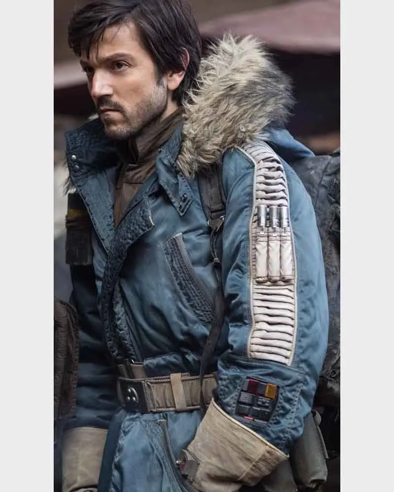 Star Wars Rogue One Captain Cassian Andor Parka Jacket