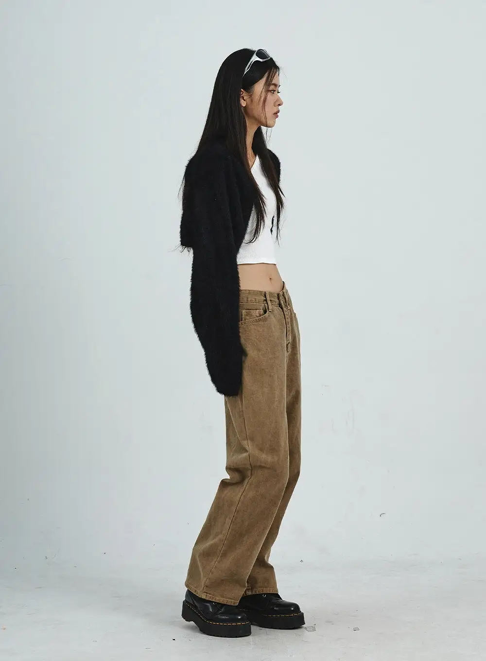 Straight Leg Wide Pants CD07