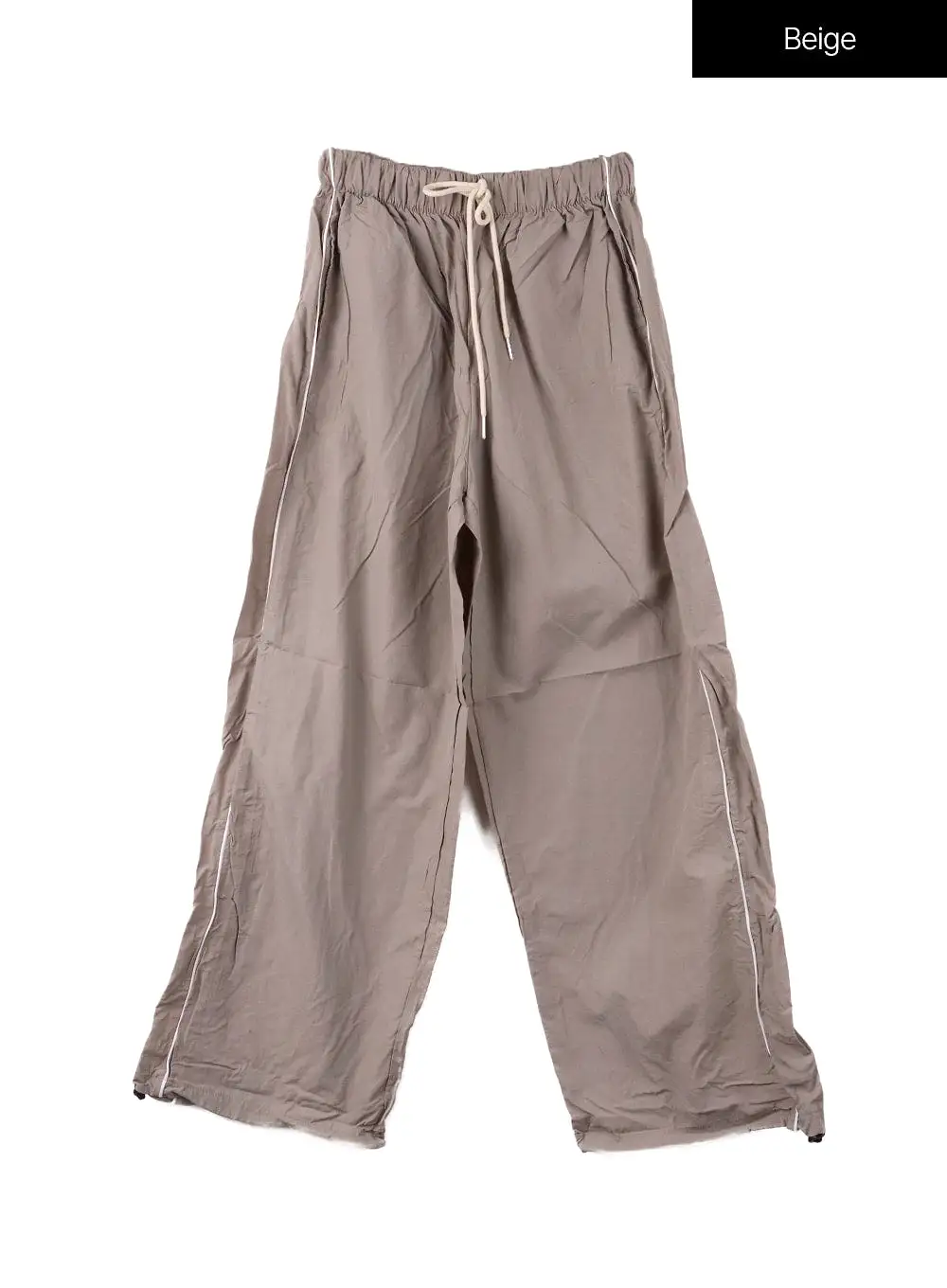 String Nylon Wide Pants CF414