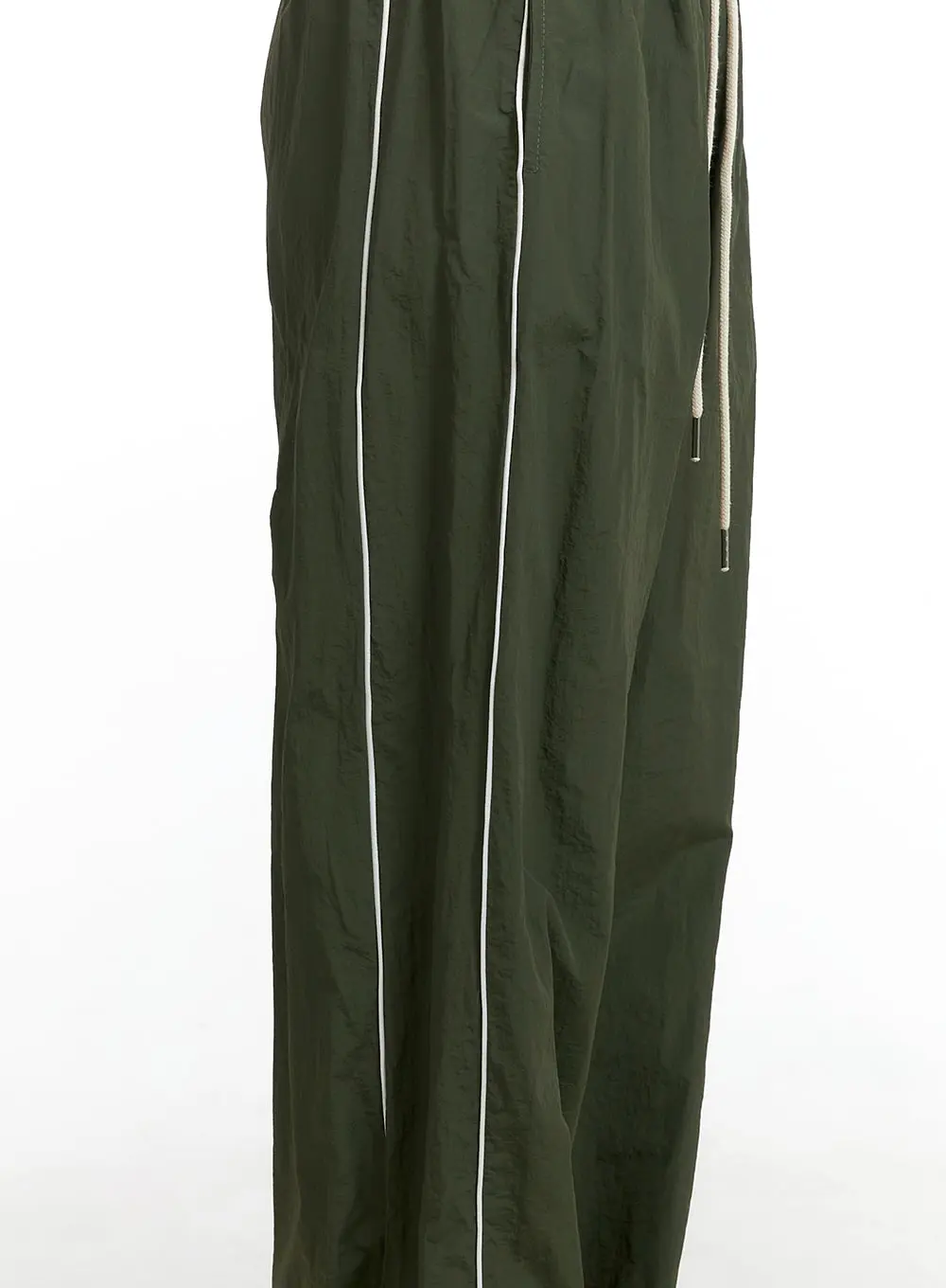 String Nylon Wide Pants CF414