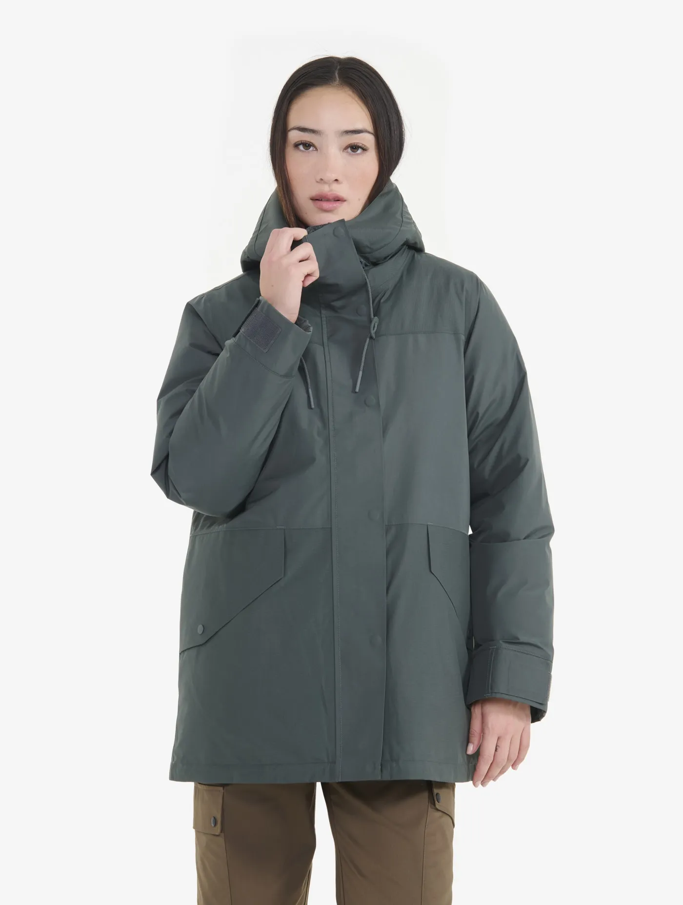 Super-warm mid-length Gore-tex® parka