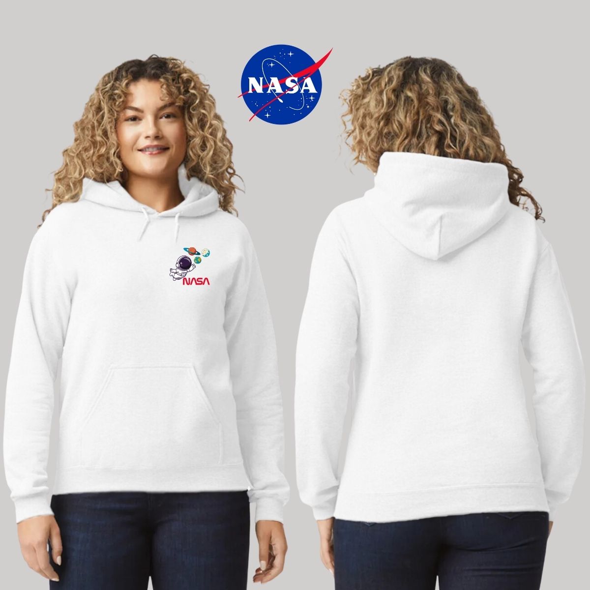 Sweater Suéter Mujer Hoodie Nasa Astronauta