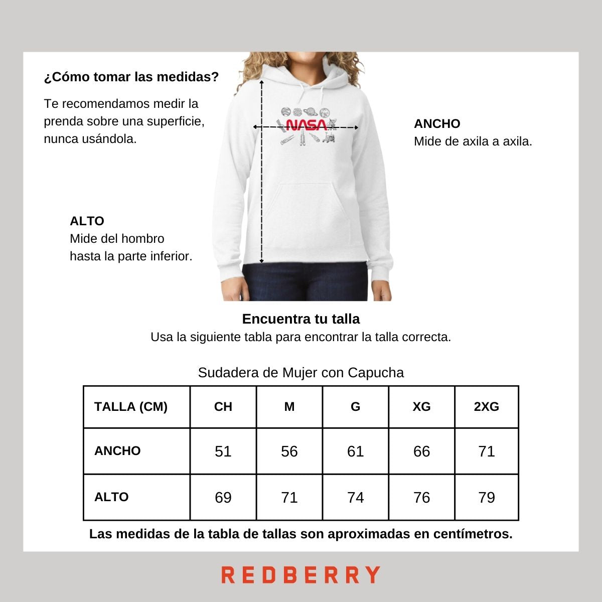 Sweater Suéter Mujer Hoodie Nasa Espacio