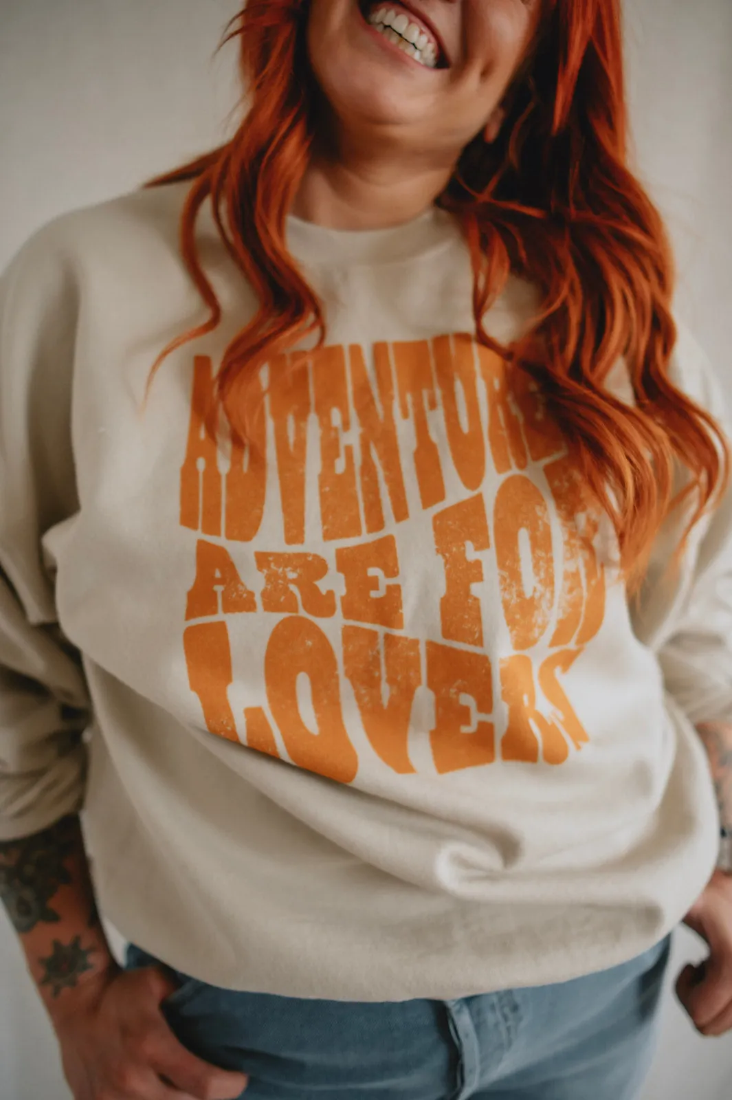 The Adventures Are For Lovers Sweatshirt - PLUS