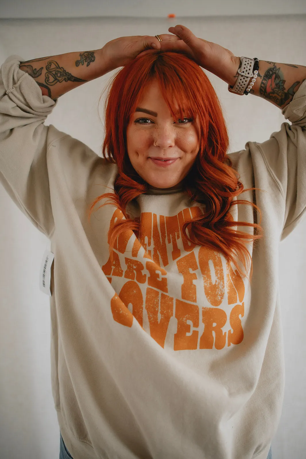 The Adventures Are For Lovers Sweatshirt - PLUS