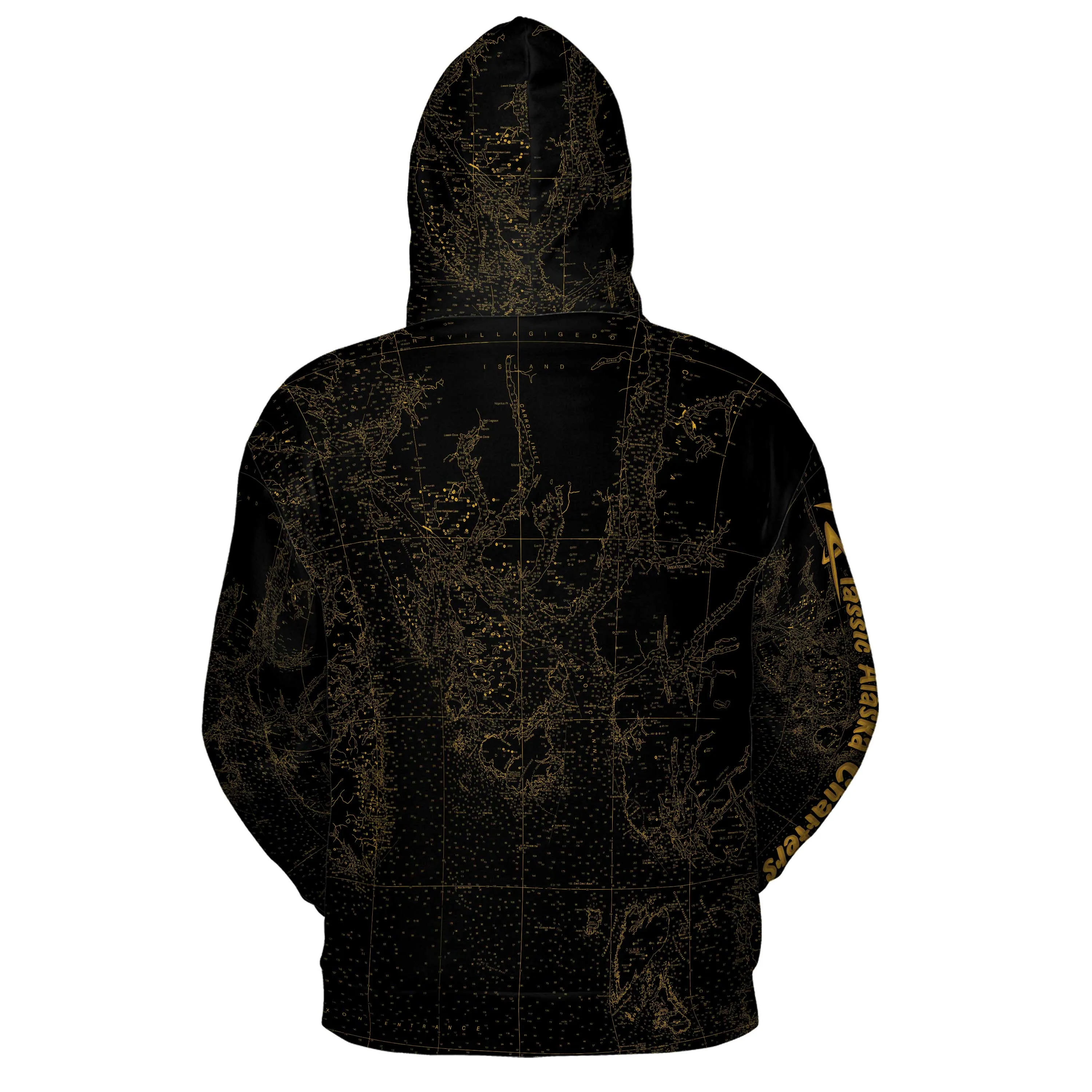 The CAC Ketchikan Midnight Gold Lightweight Hoodie Sweatshirt