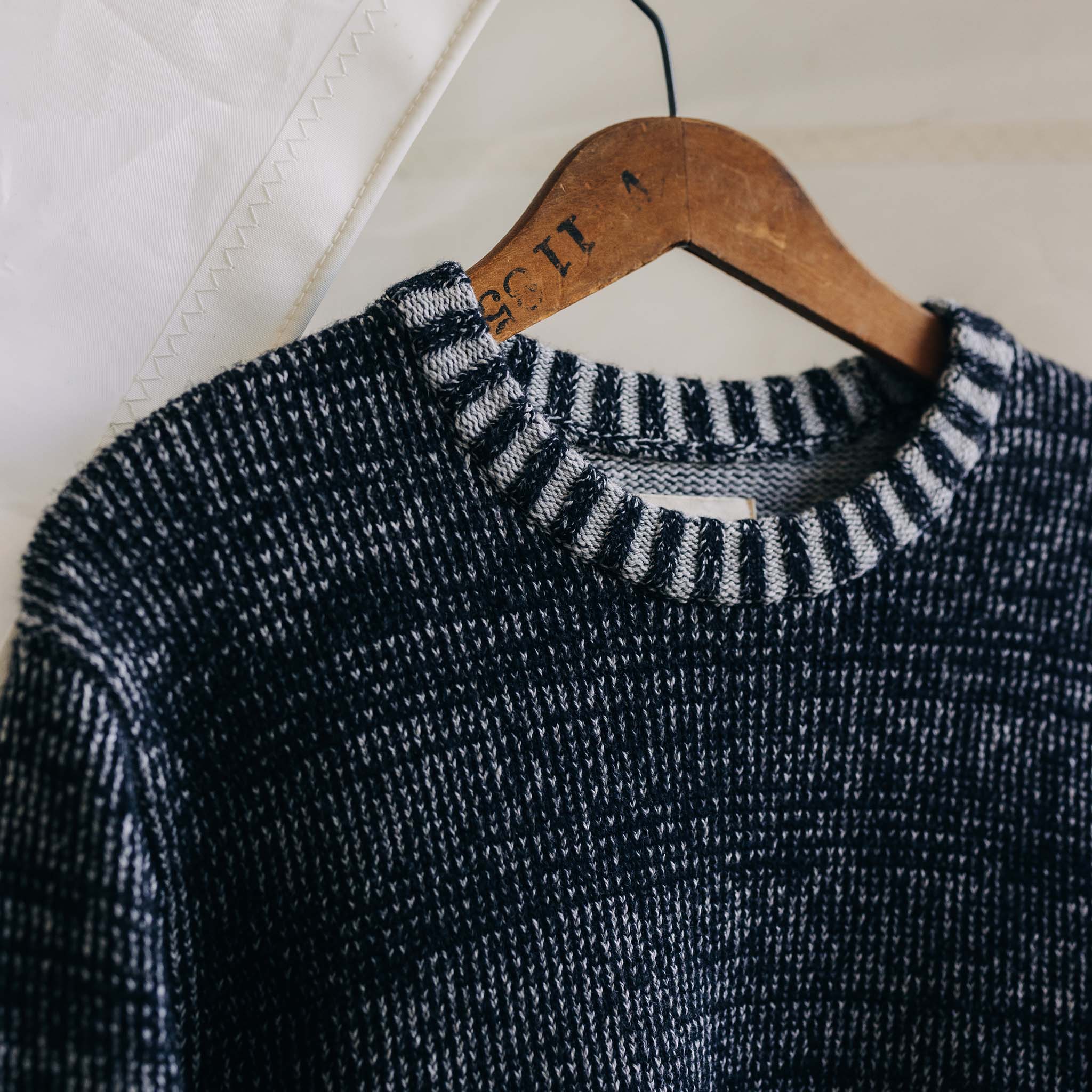 The Headland Sweater in Coal Heather