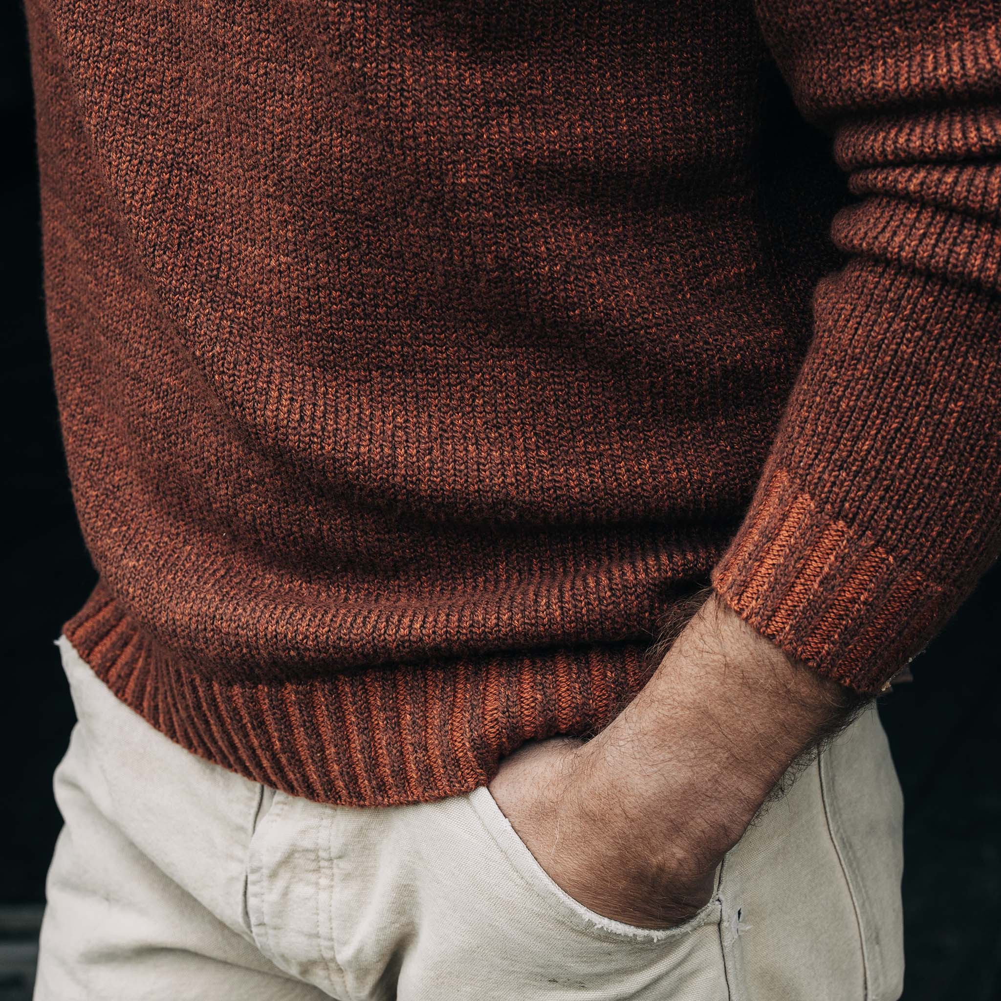 The Headland Sweater in Spiced Rum