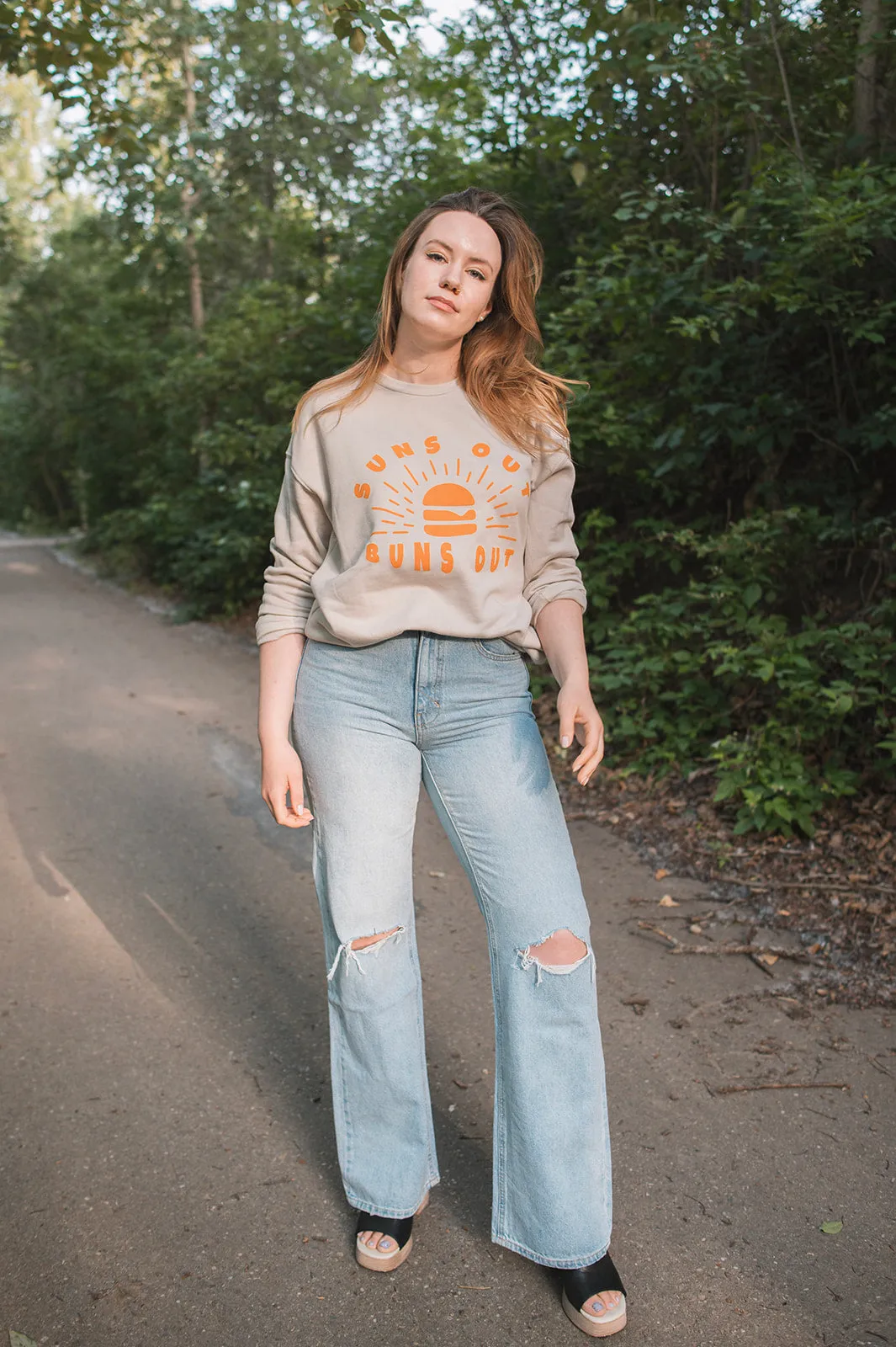 The SUNS OUT BUNS OUT Sweatshirt - PLUS