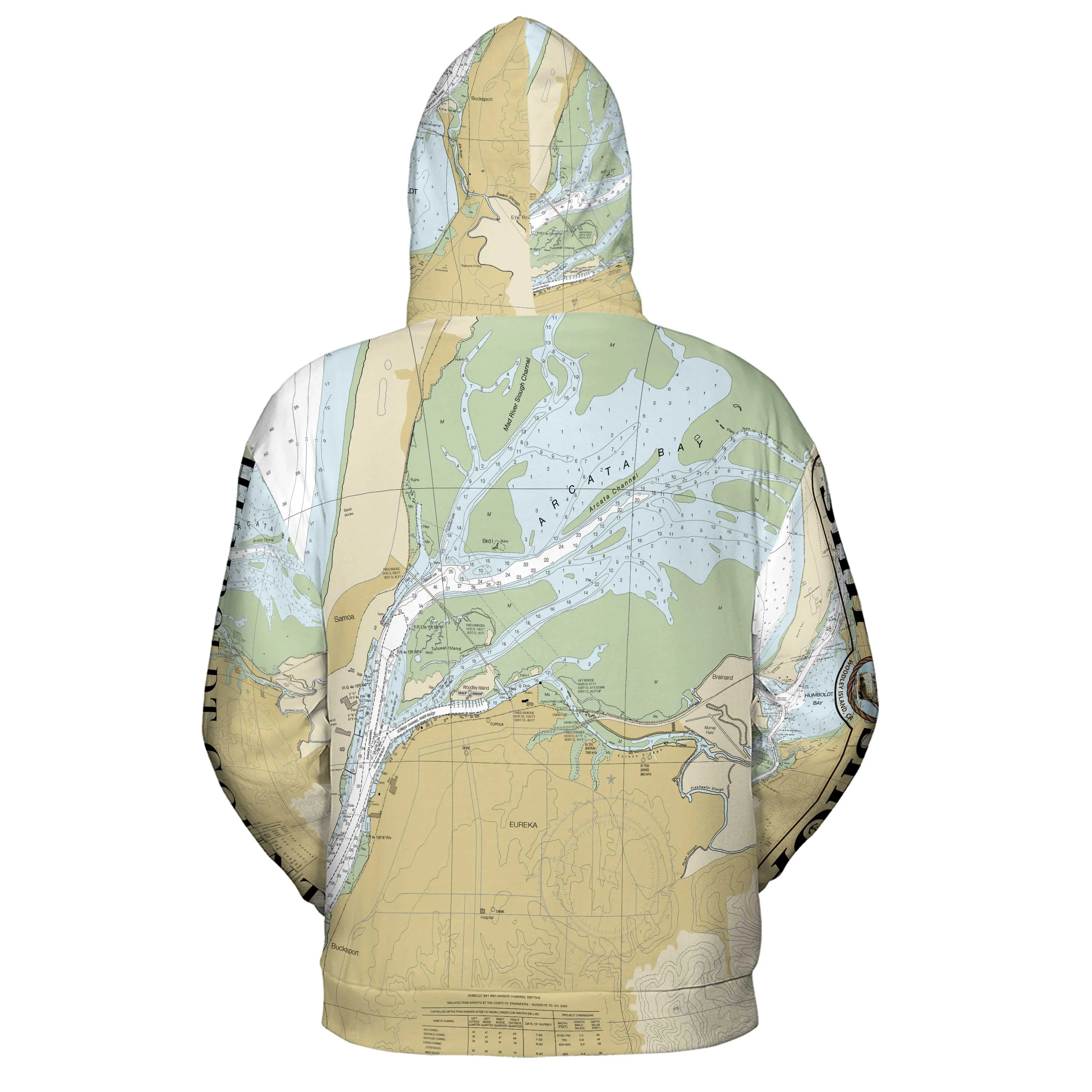 The Woodley Island Ship Shop Lightweight Hoodie Sweatshirt