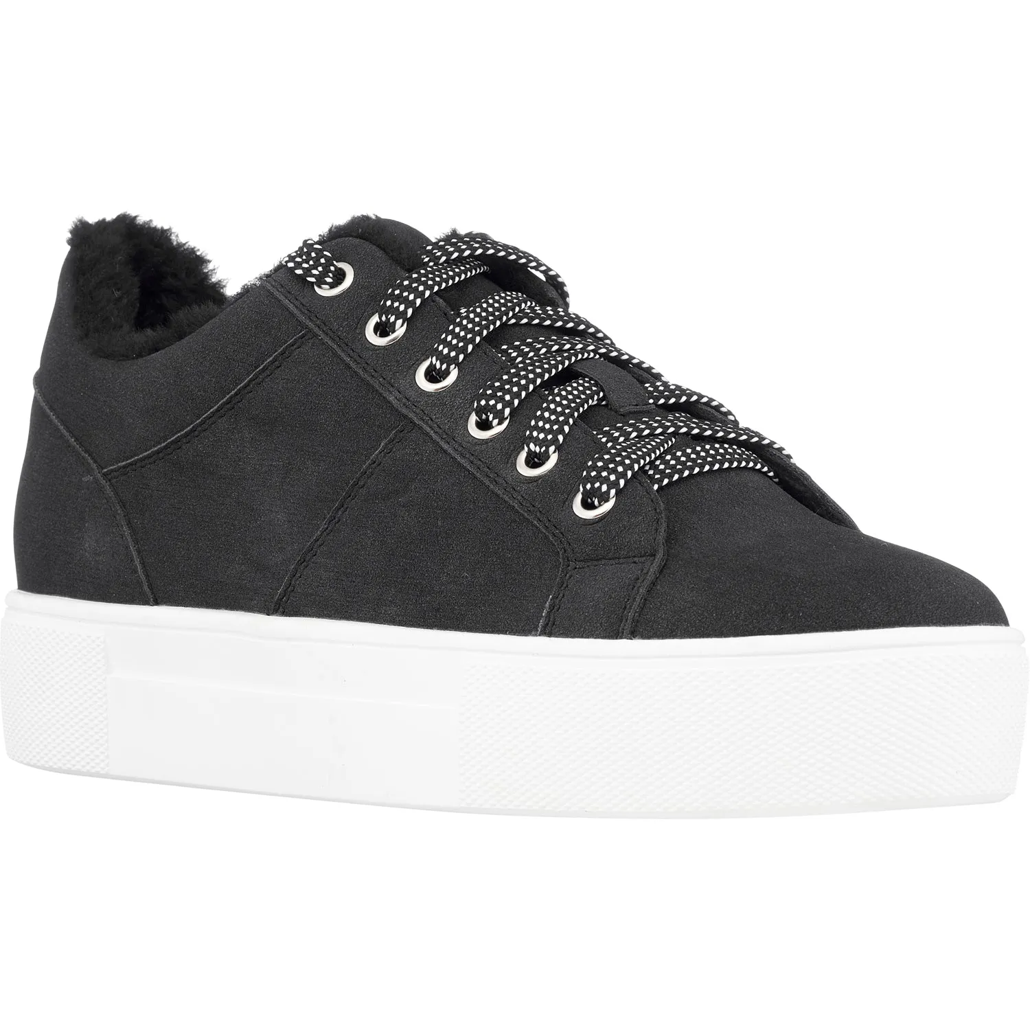 Tommy Black Platform Sneakers