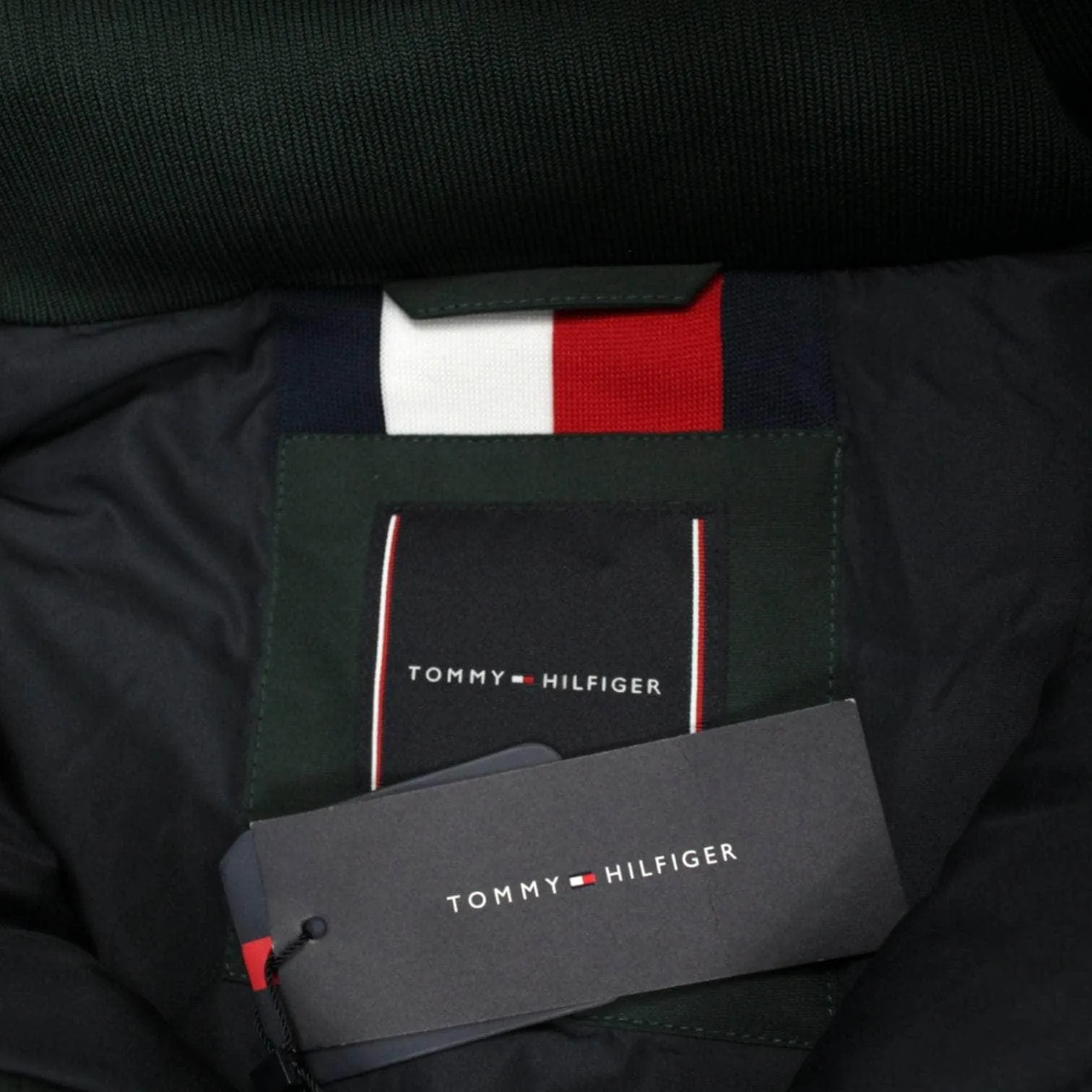 Tommy Hilfiger Hunter Green Parka Style Jacket