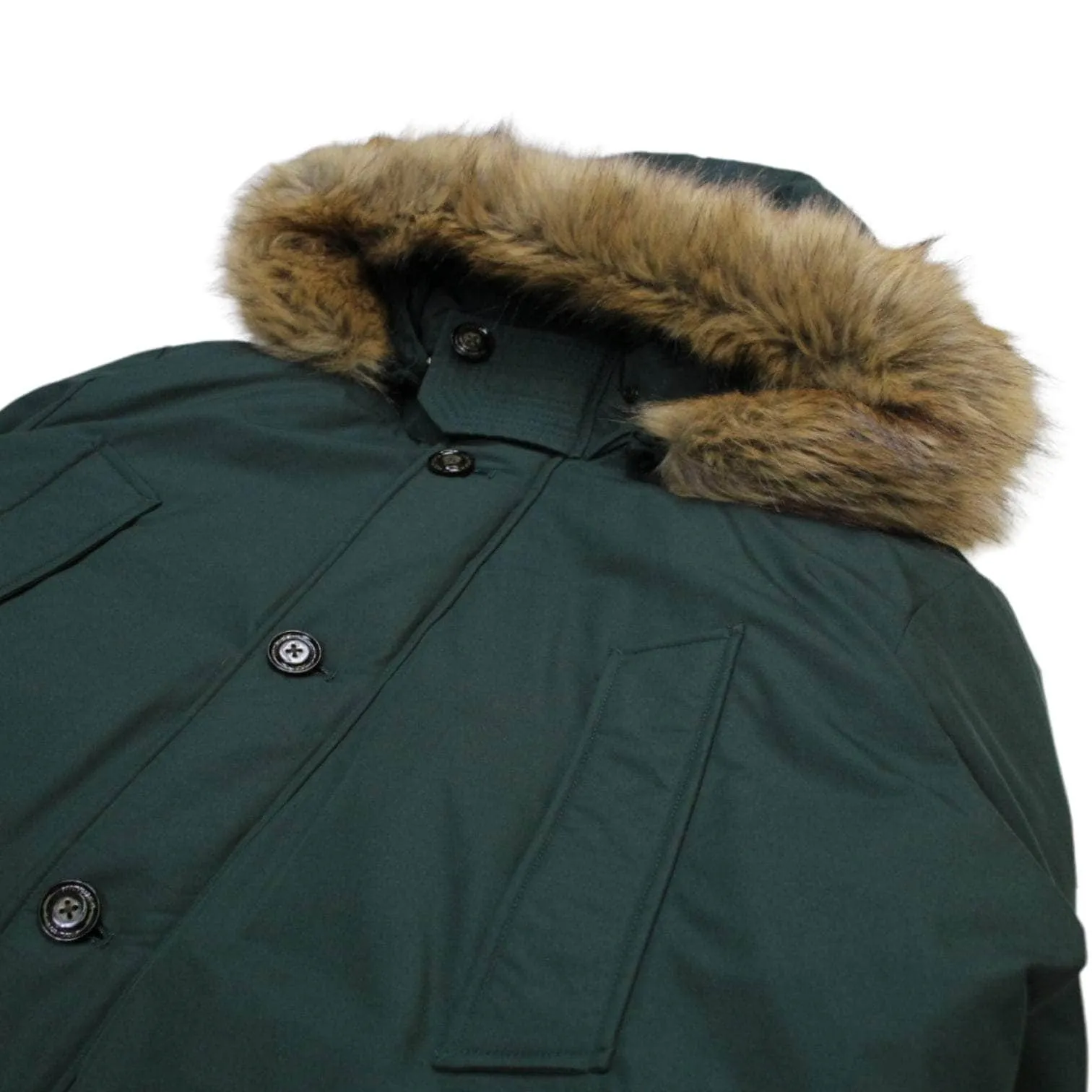 Tommy Hilfiger Hunter Green Parka Style Jacket