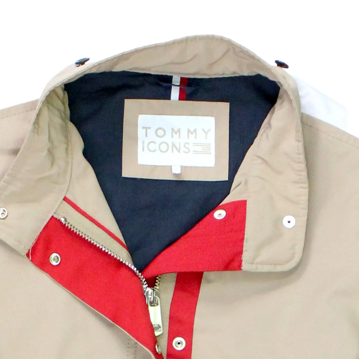 Tommy Icons Tan & Tommy Colours Parka Coat