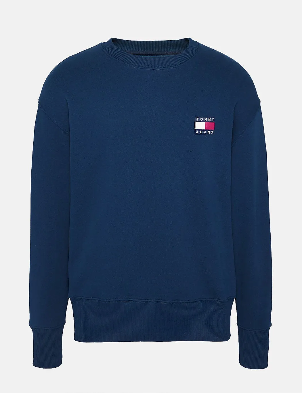 Tommy Jeans Badge Logo Sweatshirt - Black Iris/Navy