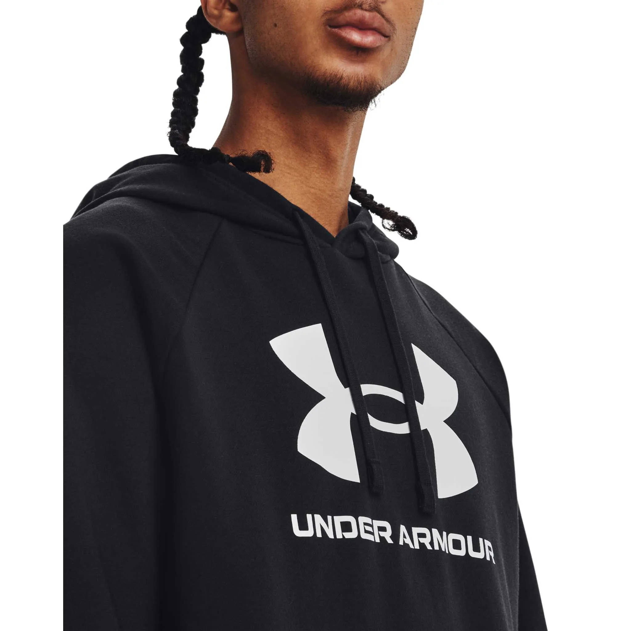 UA Rival Fleece Logo Hoodie sweatshirt à capuchon pour homme