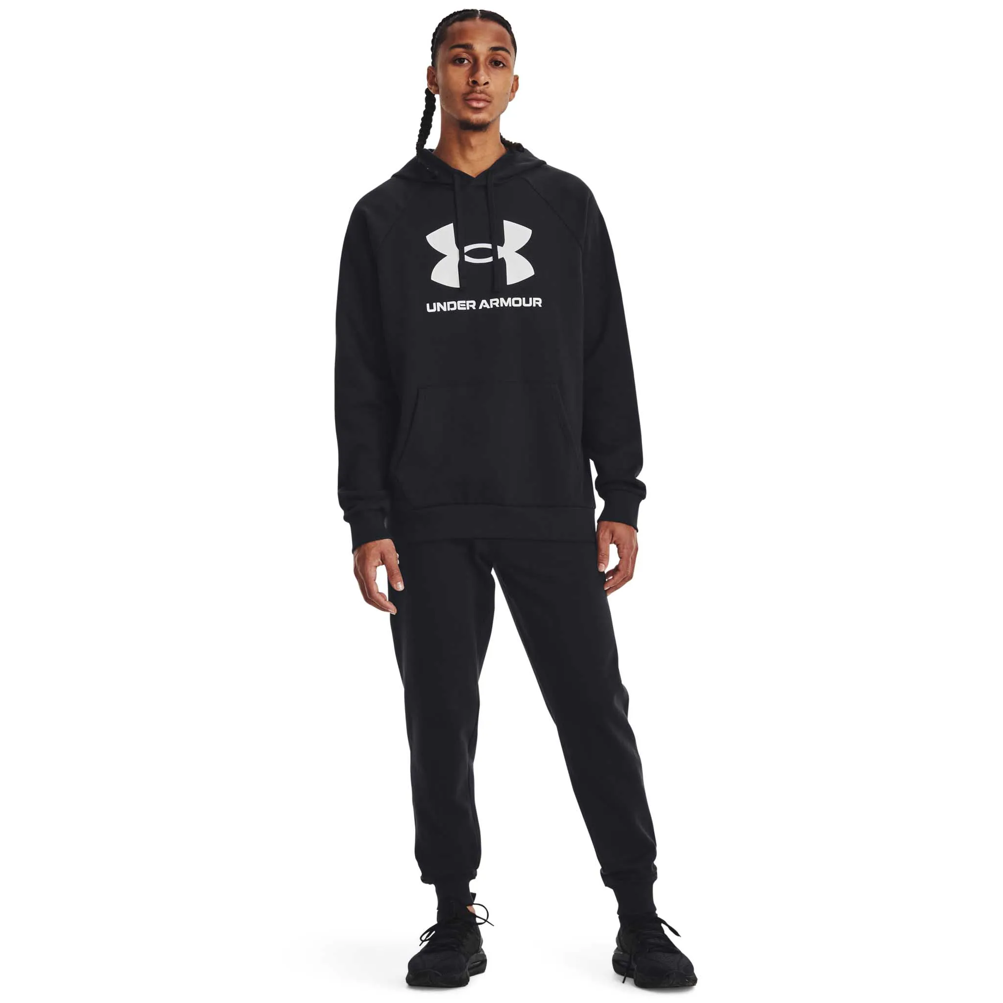 UA Rival Fleece Logo Hoodie sweatshirt à capuchon pour homme