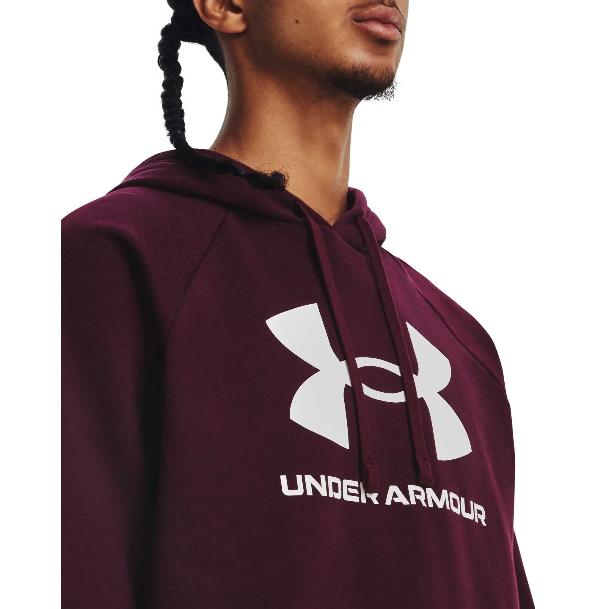 UA Rival Fleece Logo Hoodie sweatshirt à capuchon pour homme