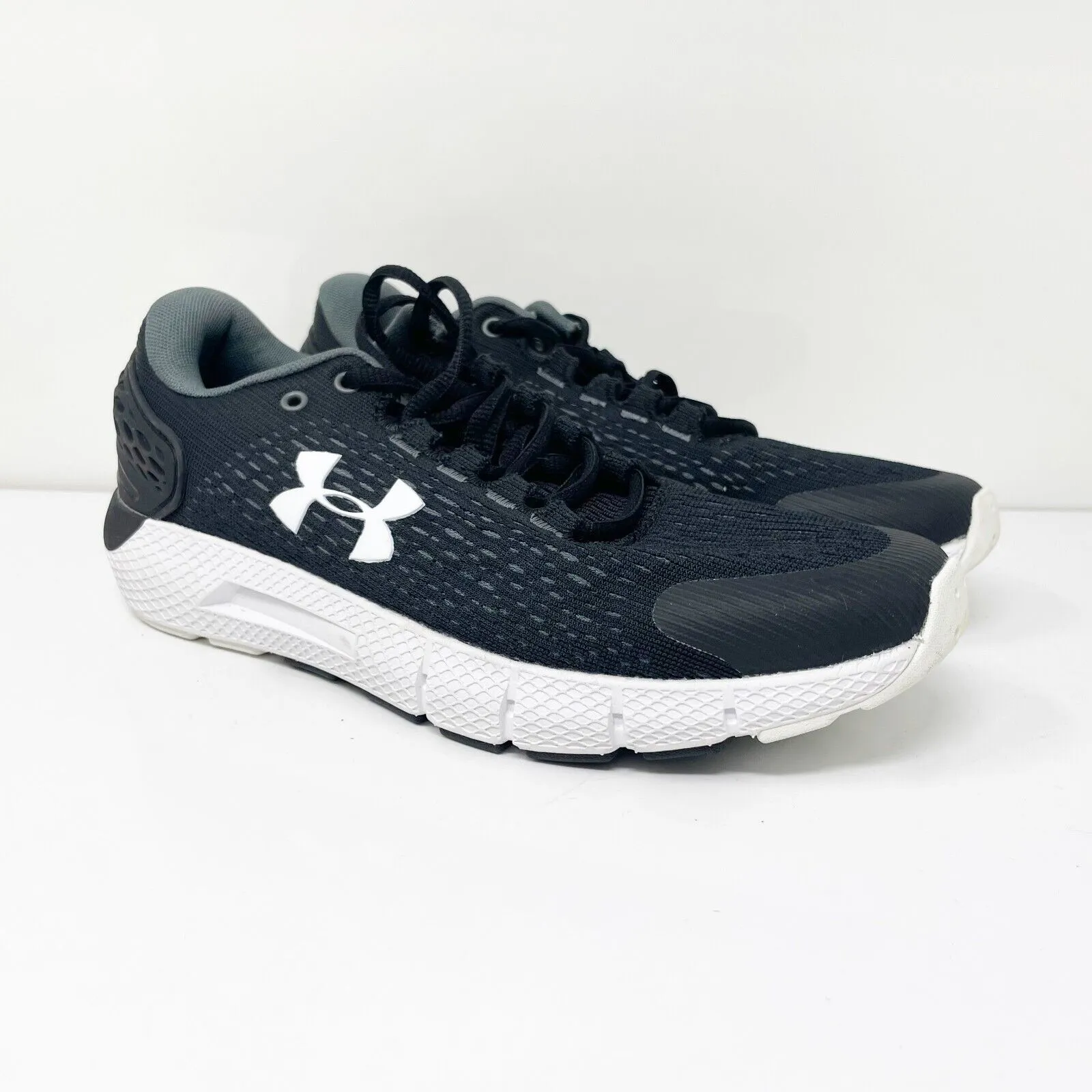 Under Armour Womens Charged Rogue 2 3022602-002 Black Running Shoes Sneakers 8.5