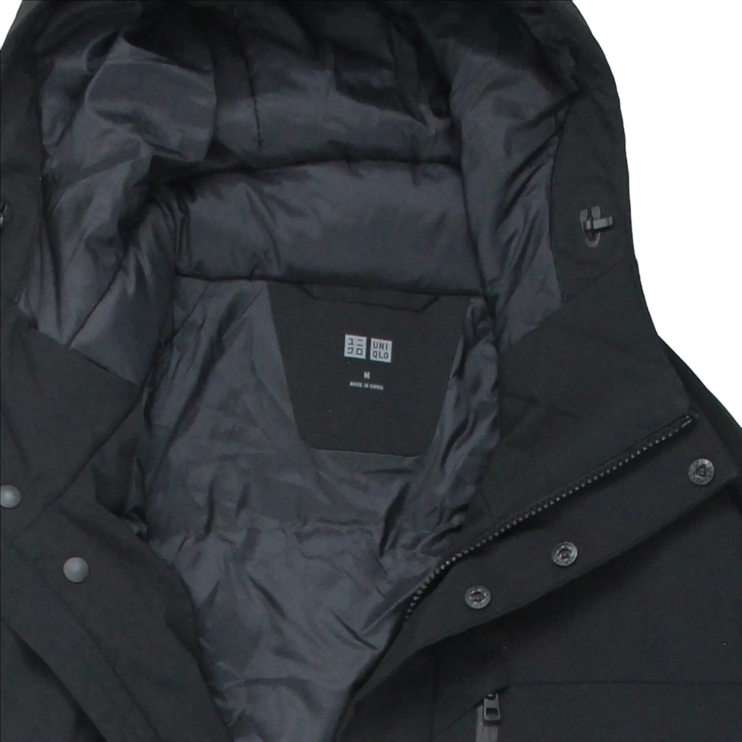 Uniqlo Black Hybrid Down Parka