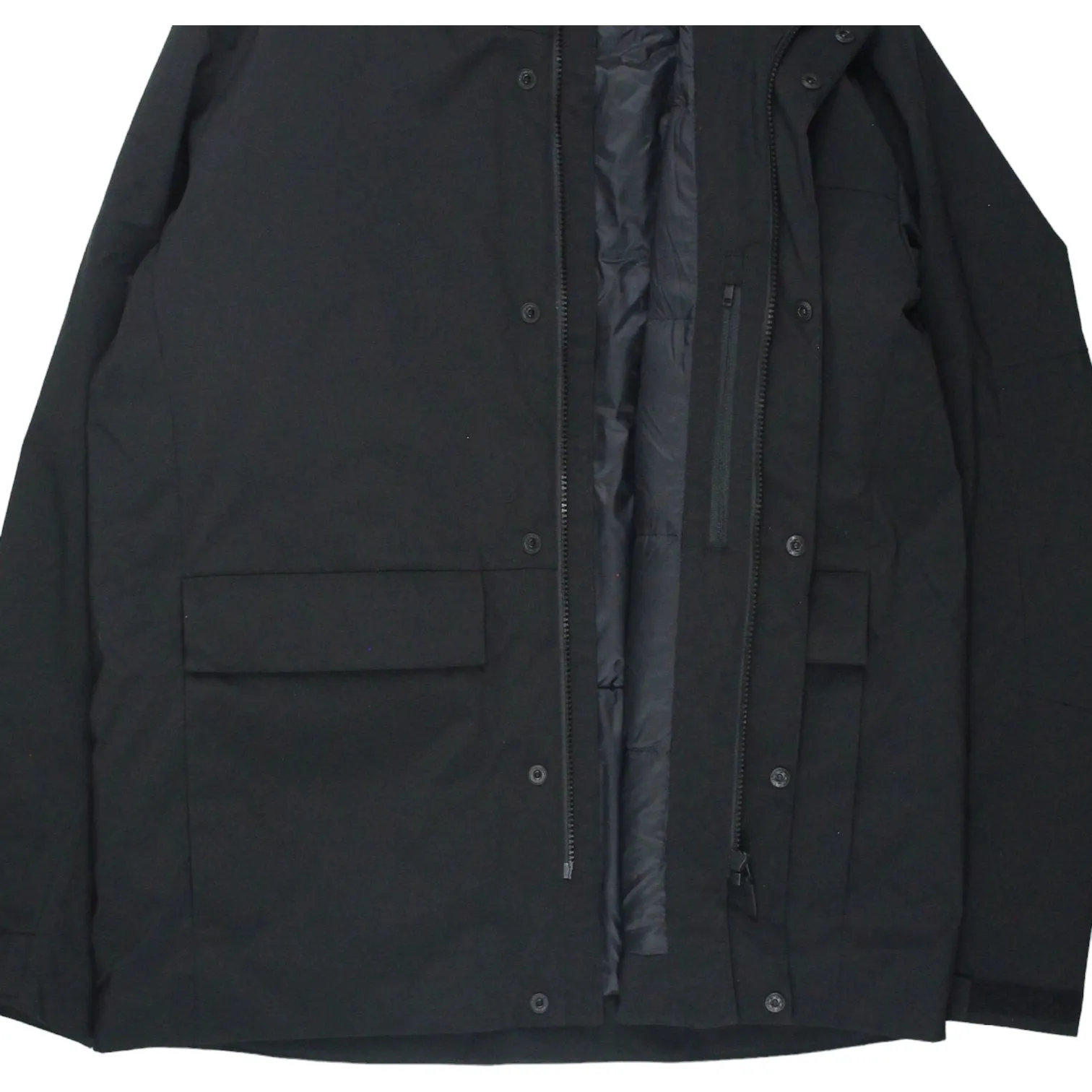 Uniqlo Black Hybrid Down Parka