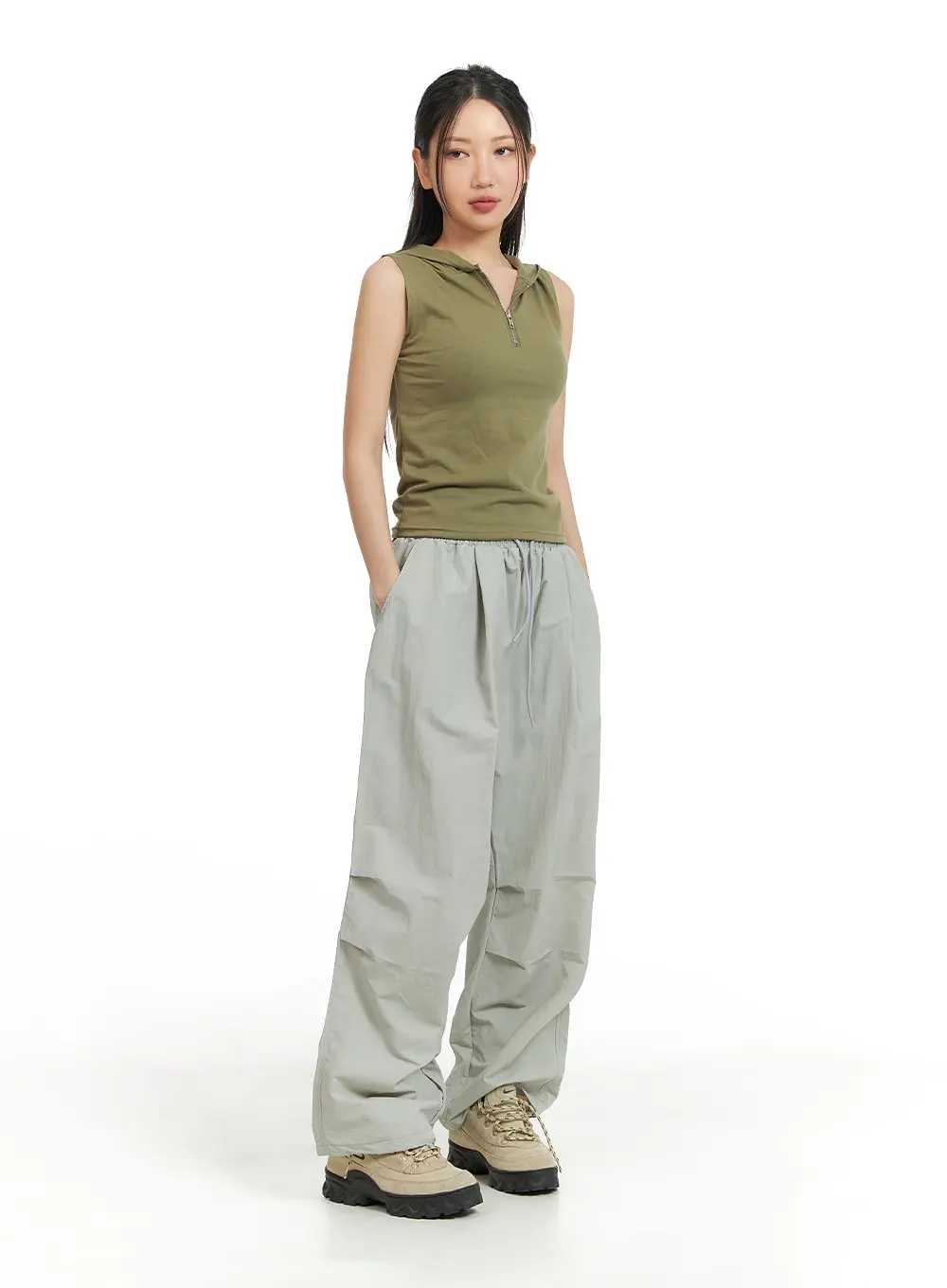 Unisex Classic Parachute Pants CM418