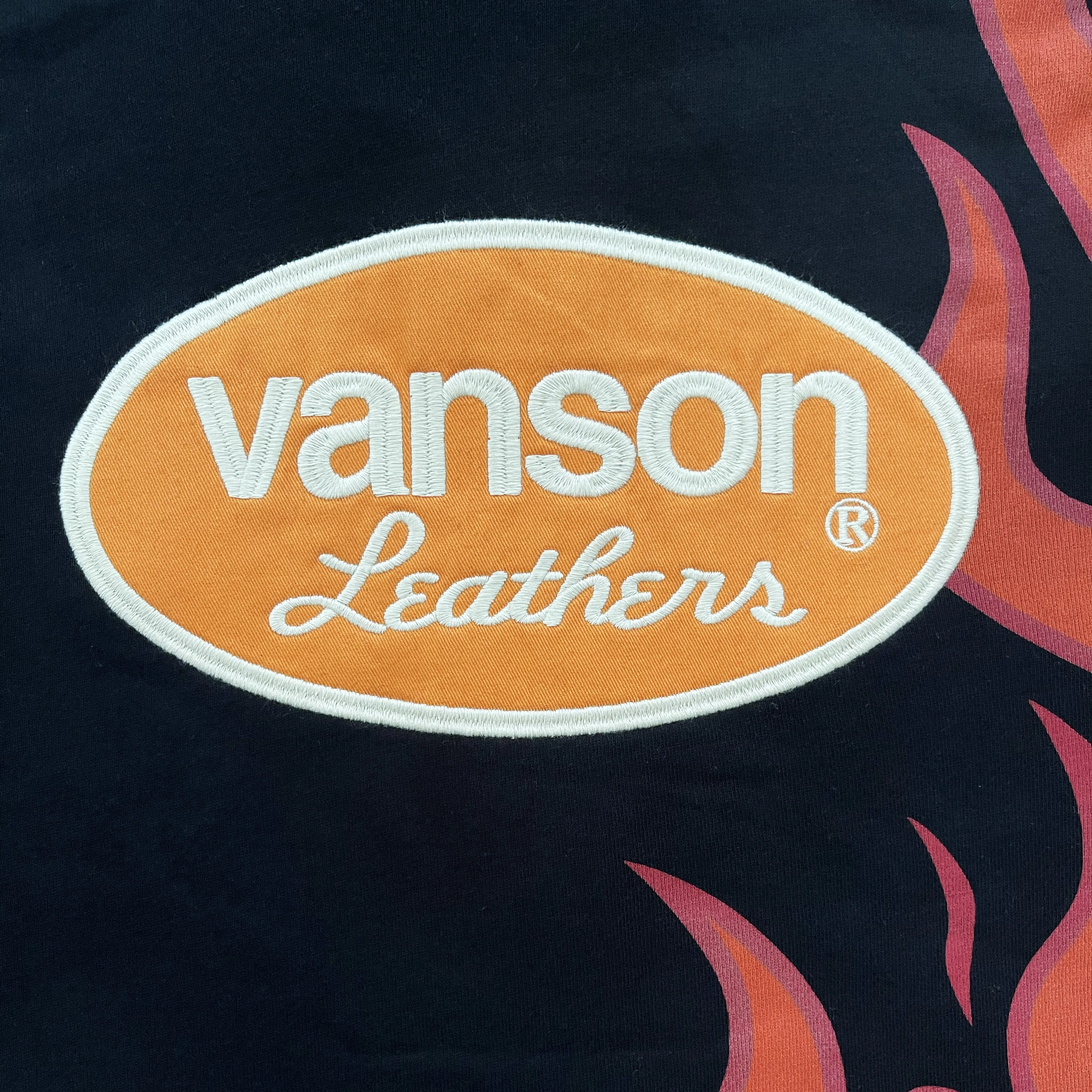 Vanson Leathers Flame Hoodie - XXL