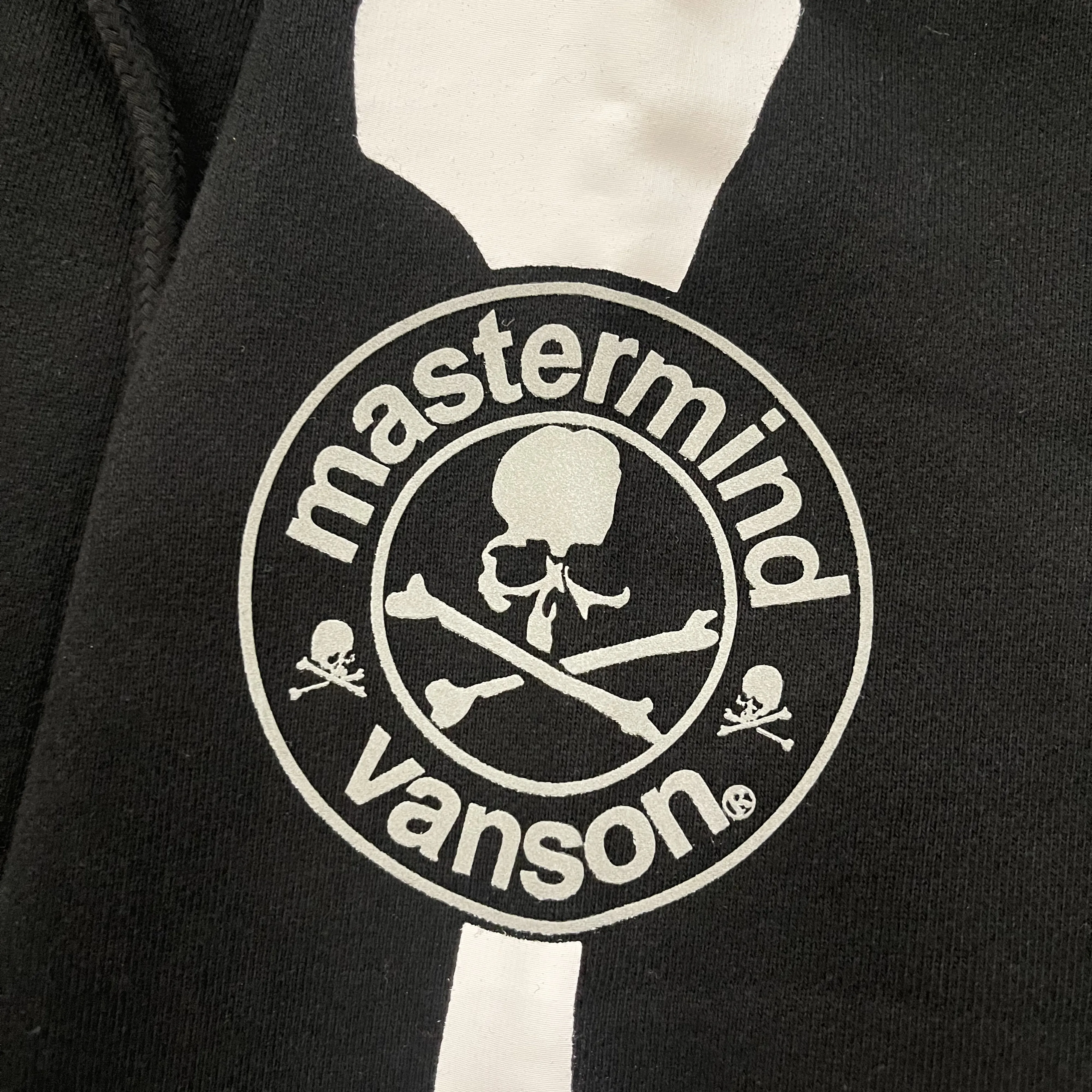 Vanson Leathers x Mastermind Japan 50th Anniversary Skeleton Hoodie - 