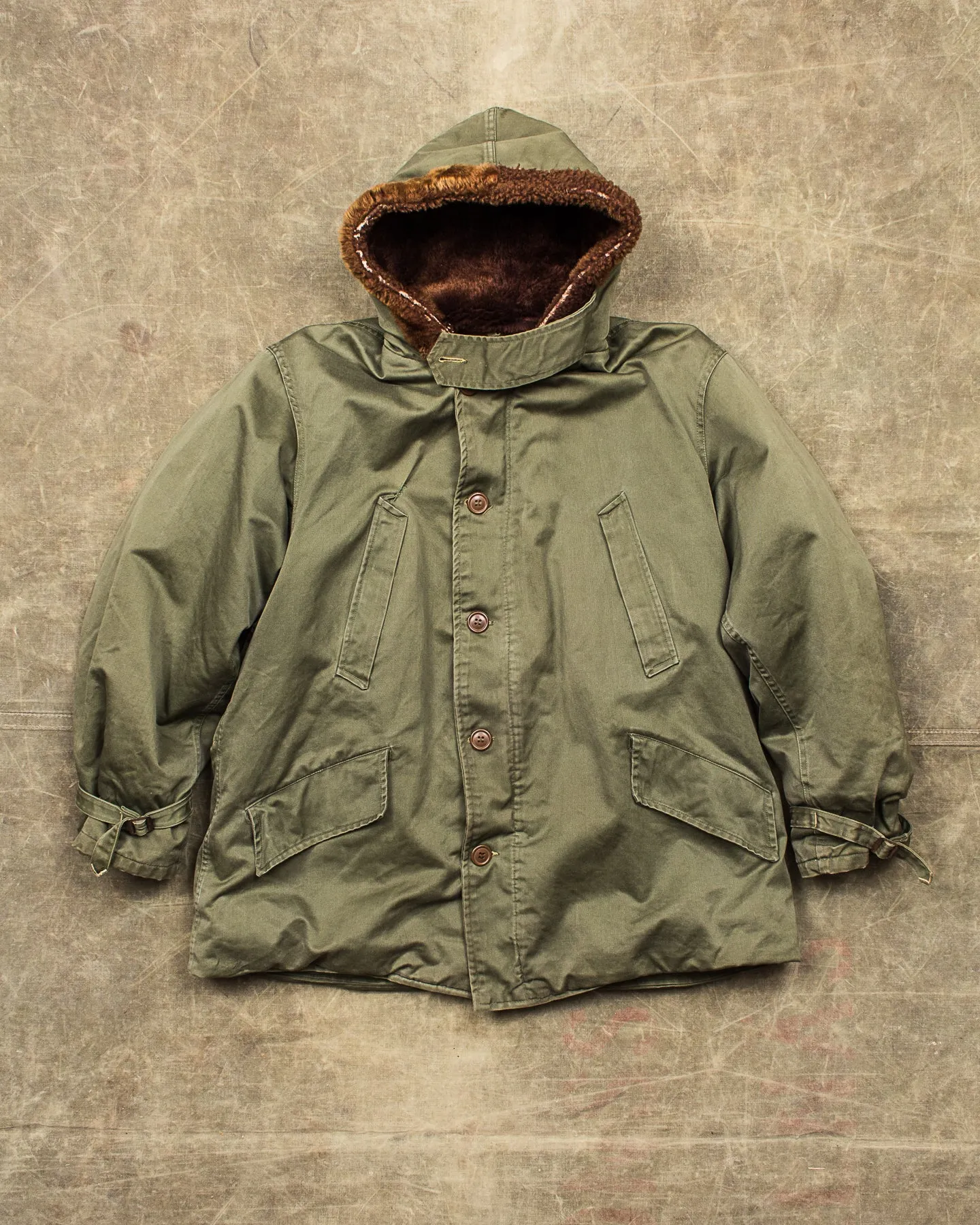 Vintage Original 50s WWll B-9 Winter Flight Parka