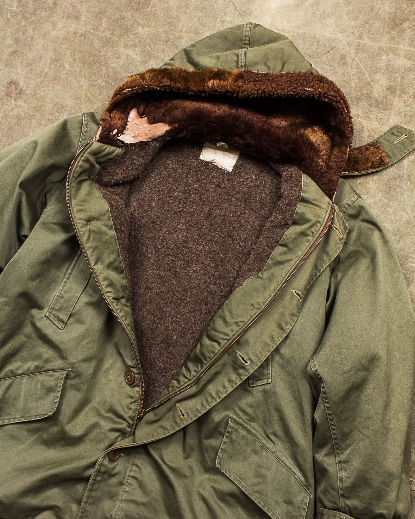 Vintage Original 50s WWll B-9 Winter Flight Parka